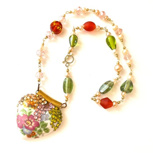 Collana cuore murano - collana,