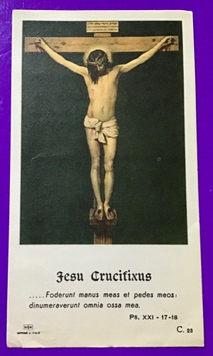 Santino 1969 gesù - gesÙ, crocifisso
