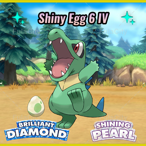 Totodile shiny egg - egg, 🔵pokemon