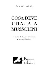 Cosa deve italia mussolini - deve, a
