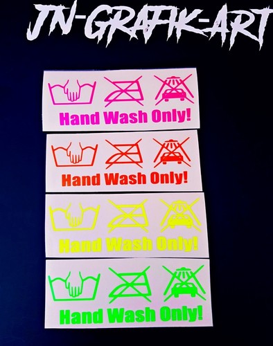 Adesivi hand wash only - 2,