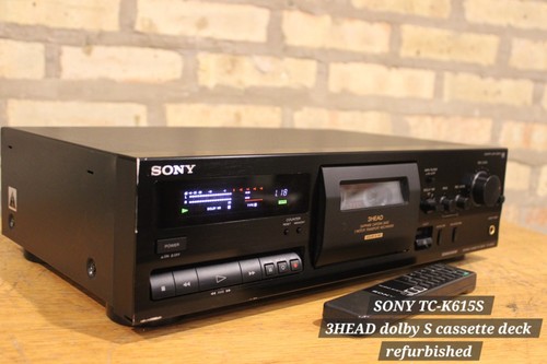Sony k615s cassette deck - tc-k615s,