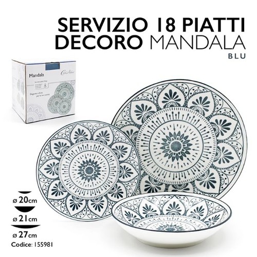 Servizio piatti pezzi - 18, in