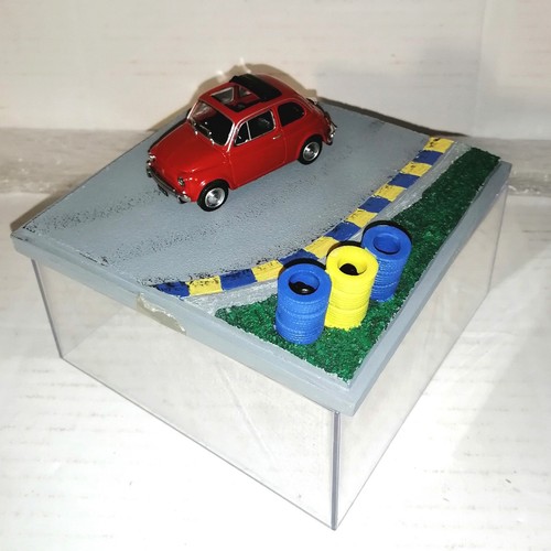 Fiat 500 diorama scala - fiat, in