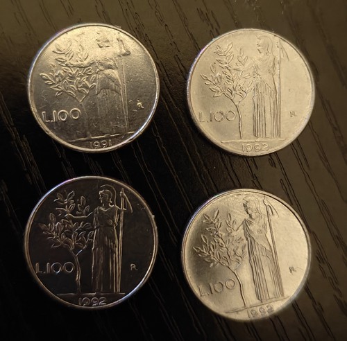 Monete 100 lire - monete,