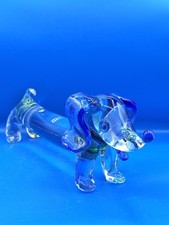 Raro Bassotto In Vetro Di