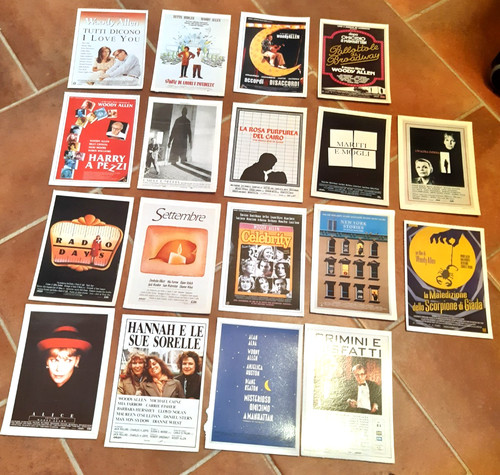 Woody allen schede ciak - woody,