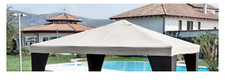 TELI GAZEBO TELO CON BORDO DI