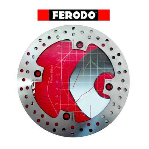 Disco freno anteriore ferodo - disco,