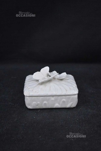 Scatoletta ceramica bianca - scatoletta,