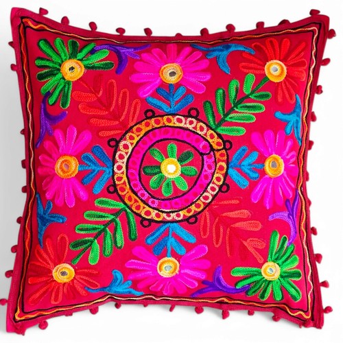 Copricuscino ricamato boho - ricamato,