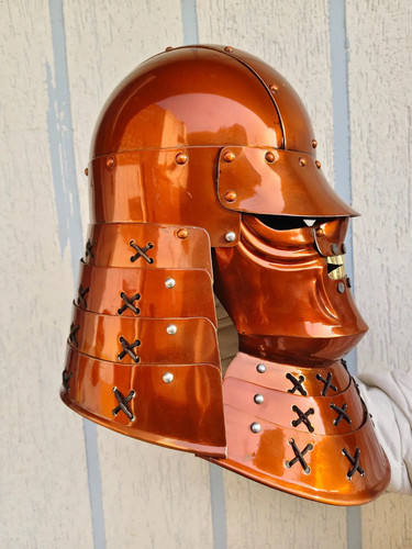 Elmetto samurai rame - elmetto, da