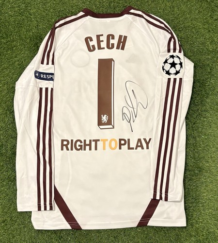 Maglia home petr cech firmata - maglia,