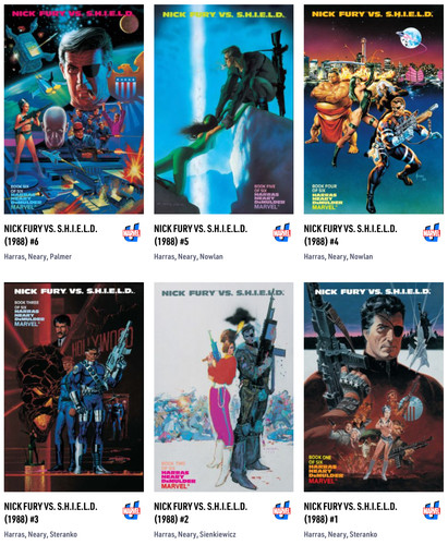 Nick fury shield 6 set - shield, #1-6