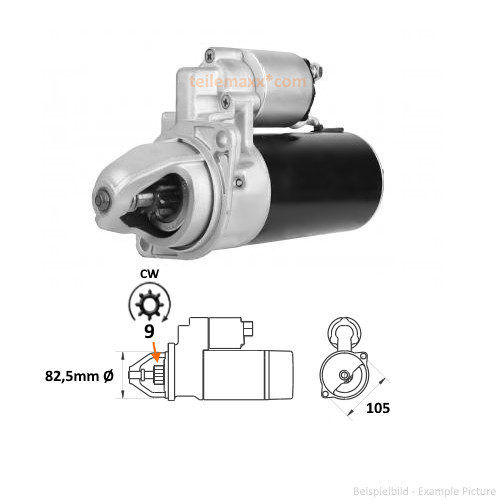 Motorino avviamento aks1052 - di,
