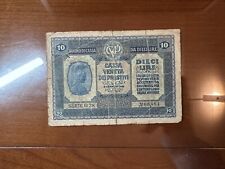 BUONO CASSA VENETA DEI PRESTITI 10 LIRE  1918 conservazione MB+ SABAUDA