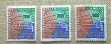 1987.98  3  MARCHE  da BOLLO  LIRE  20 mila Nuove senza Gomma Originale  BCD*^