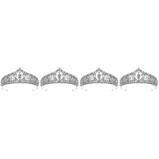  4 Pieces Rhinestone Headband