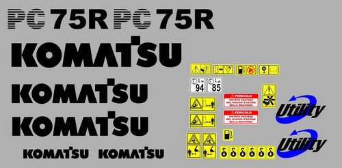 Komatsu r decalcomanie - komatsu, 75