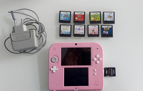 Nintendo 2ds rosa - nintendo,