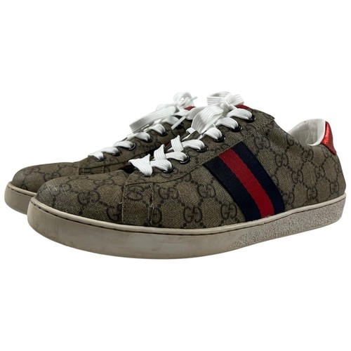 Gucci monogram ace - monogram, scarpe