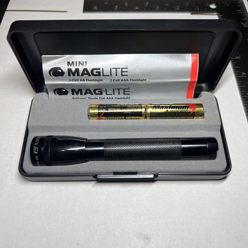 Torcia mini maglite nera - torcia,