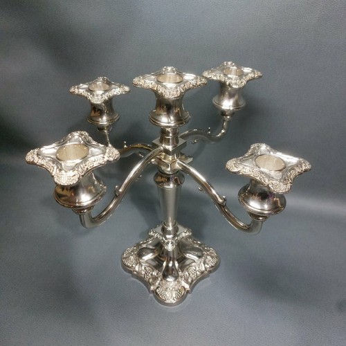 Granatiere candelabro argento