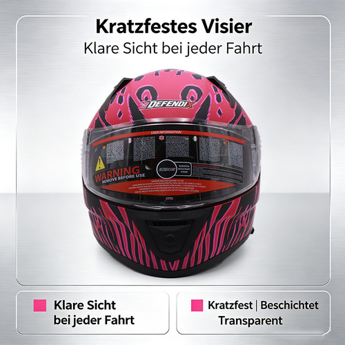 Casco completo - casco, rosso