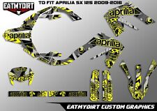 PER APRILIA MX SX 125 2009-2016 KIT GRAFICO PERSONALIZZATO DECALCOMANIE ADESIVI MOTOCROSS