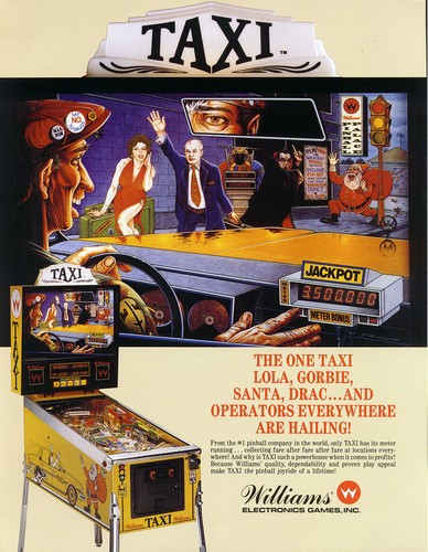 Taxi set pinball - pinball, /