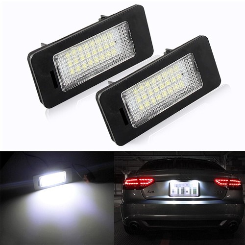White led license - white,