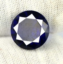 Anello Tanzanite Blu Tondo