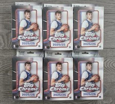 6x 2025-26 Topps Chrome