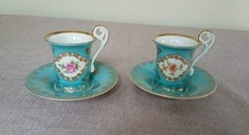 BREMER & SCHMIDT coppia di tazzine da caffè da collezione 