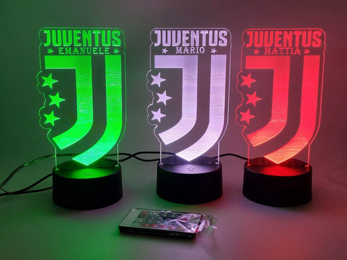 Lampada plexiglass juve calcio - juve,