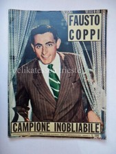 CICLISMO FAUSTO COPPI Campione Inobliabile rivista 1960 Sport Illustrato 