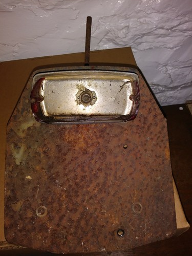 Taillight and spare - , holder