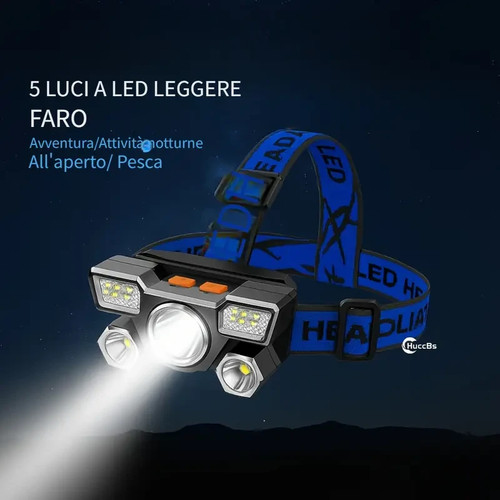 Torcia frontale led - frontale,