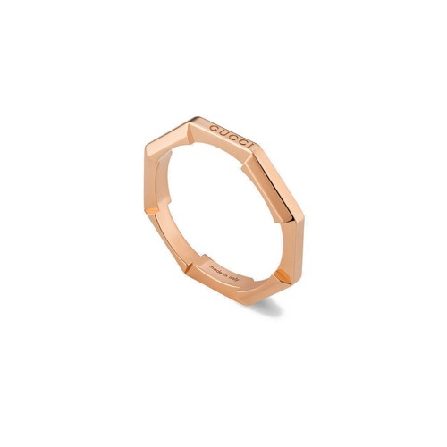 Gucci anello link love 3mm - to,