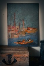 QUADRO DIPINTO A MANO, SU