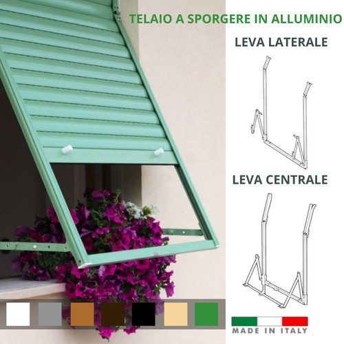 Telaio sporgere alluminio - sporgere, x