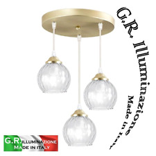 LAMPADARIO MODERNO IN VETRO