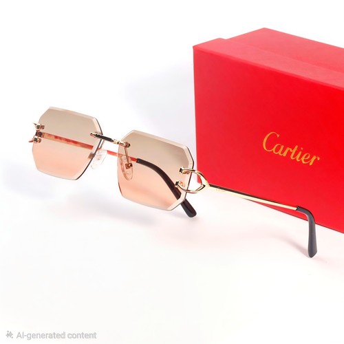 Cartier hexegon peach beige - hexegon,