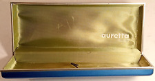 AURETTA LUSSO-CUSTODIA PER PENNA-STILO -VINTAGE-AURORA-SCATOLA-ASTUCCIO-BOX