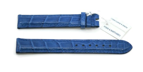 Bulgari blue leather strap - bulgari,