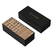 20pcs Calendario IN Legno Gomma Timbri Scrapbooking Diario Fai da Te Craft Nuovo