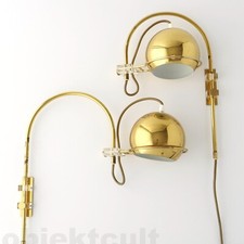 2 lampade da parete Space Age