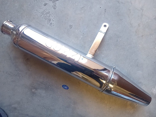Marmitta cromata moto guzzi - moto,