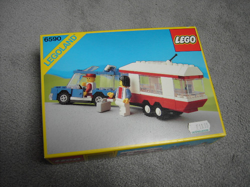 Lego set 6590 rimorchio camper - lego,