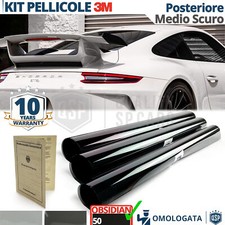 Pellicola Oscurante Vetri 3M per Maserati MC20 Omologata OBSIDIAN 15 MEDIO SCURO